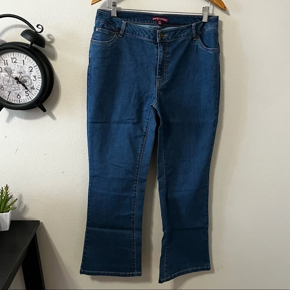 Jessica London Dark Wash Jeans Size 12P New